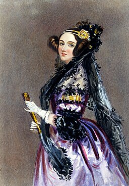 Retrato de Augusta Ada King, Condessa de Lovelace, a primeira programadora da história