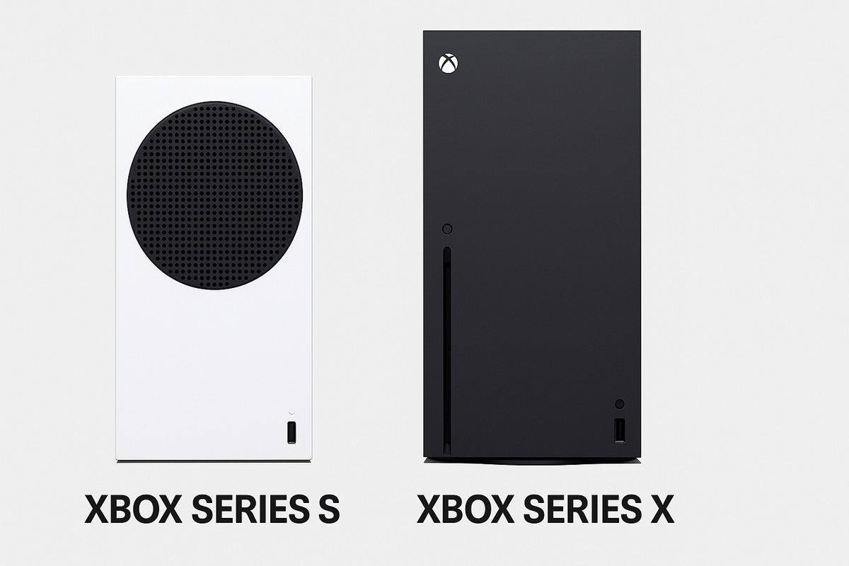 Comparação tamanho Xbox Series S vs Series X diferenças